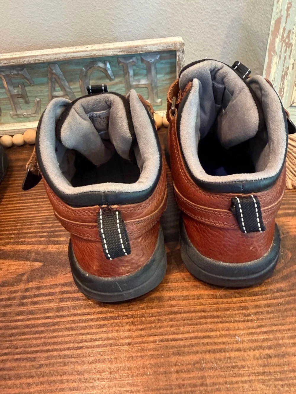 Dr. COMFORT Ranger 9420 Brown Leather Diabetic Hiking Boots Men's Size 8